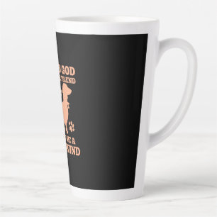 Dachshund Is My True Friend Latte Mug