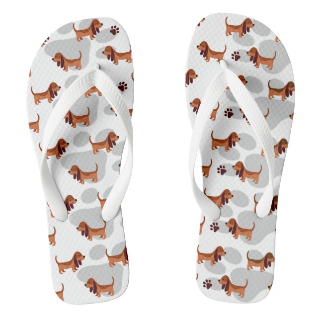 Dachshund  jandals (Footbed)