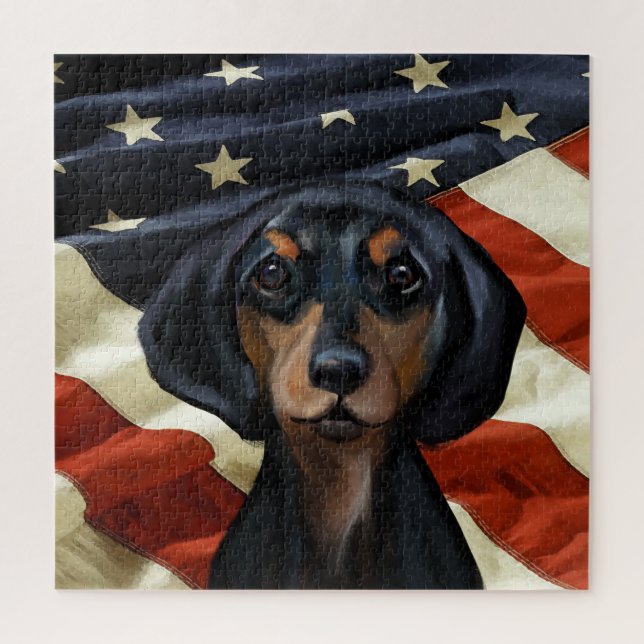 DACHSHUND JIGSAW PUZZLE (Vertical)