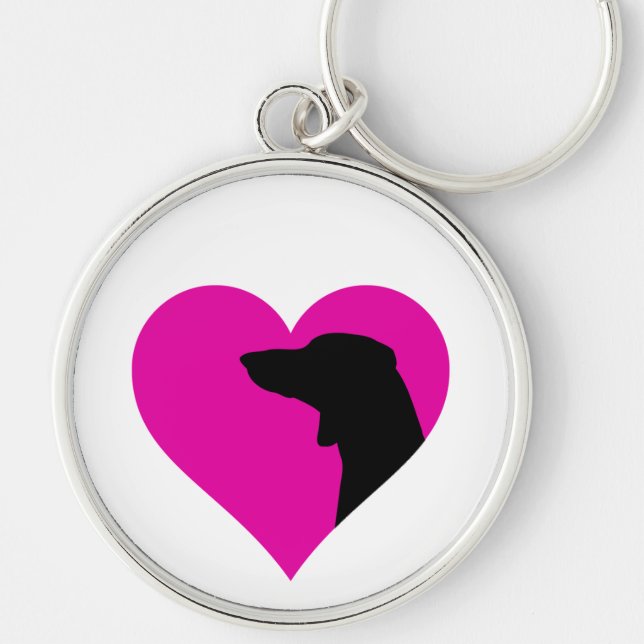 Dachshund    key ring (Front)