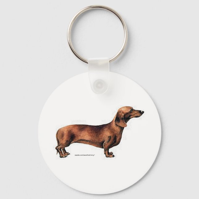 Dachshund Key Ring (Front)