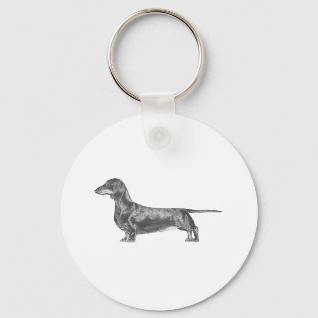 Dachshund Key Ring (Front)