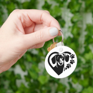 Dachshund Key Ring