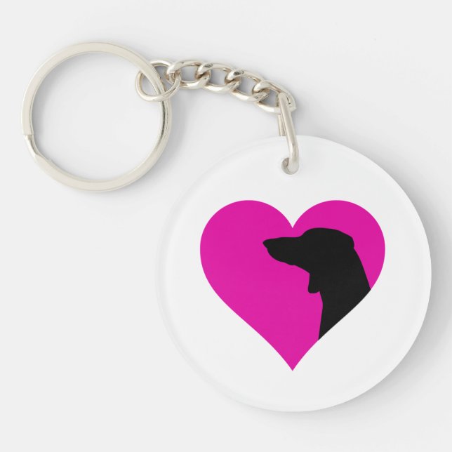 Dachshund     key ring (Front)