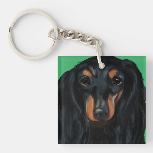DACHSHUND KEY RING (Front)