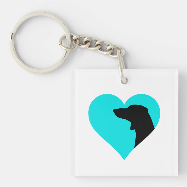 Dachshund   key ring (Front)