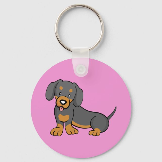Dachshund keychain (Front)