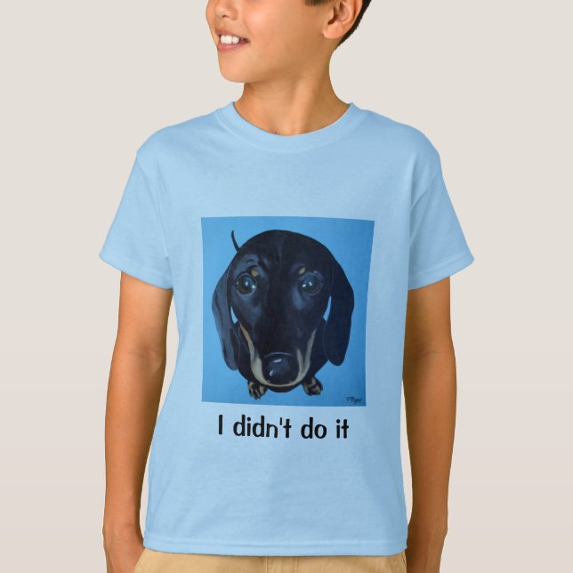 Dachshund Kids TShirt (Front)