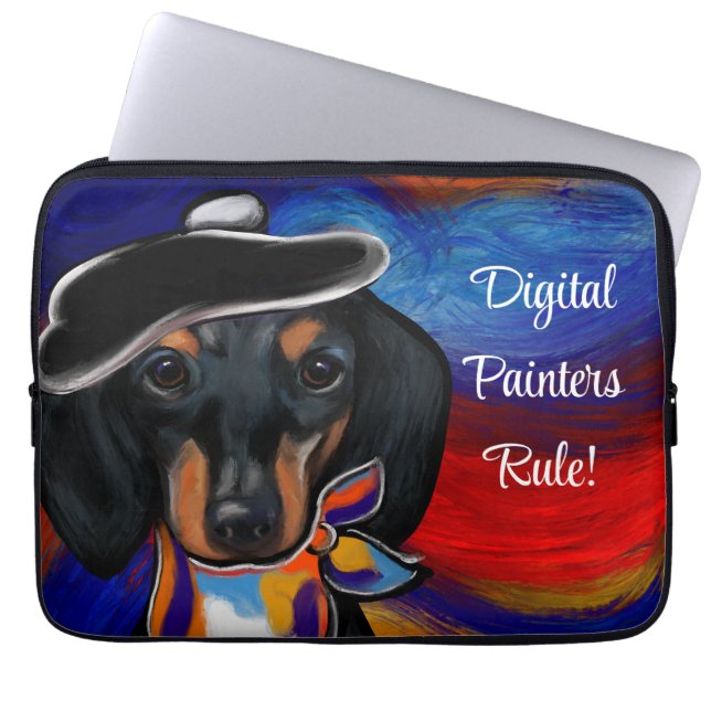 DACHSHUND    LAPTOP SLEEVE (Front)