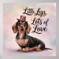 Dachshund Little Legs Lots of Love