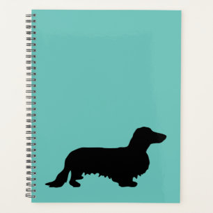 Dachshund Long Hair - Silhouette 1 Planner