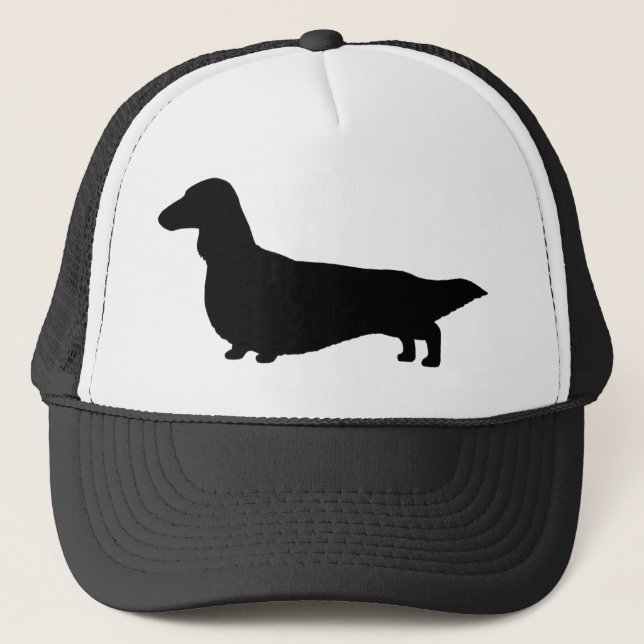Dachshund (Long Hair) Trucker Hat (Front)