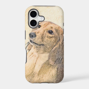 Dachshund (Longhaired) Painting - Original Dog Art