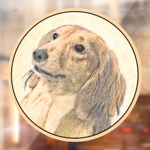 Dachshund (Longhaired) Painting - Original Dog Art