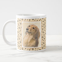 Dachshund (Longhaired) Painting - Original Dog Art
