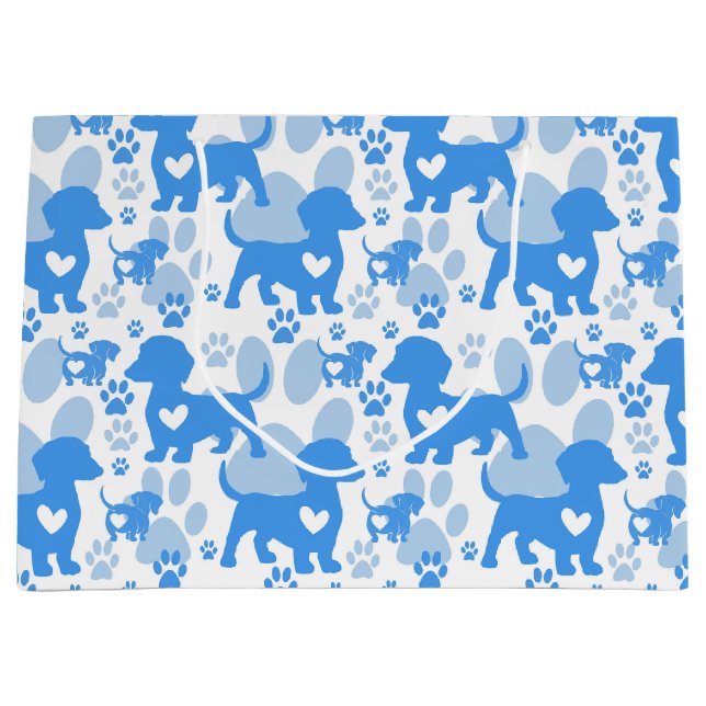 Dachshund Love Dog Gift Bag (Front)