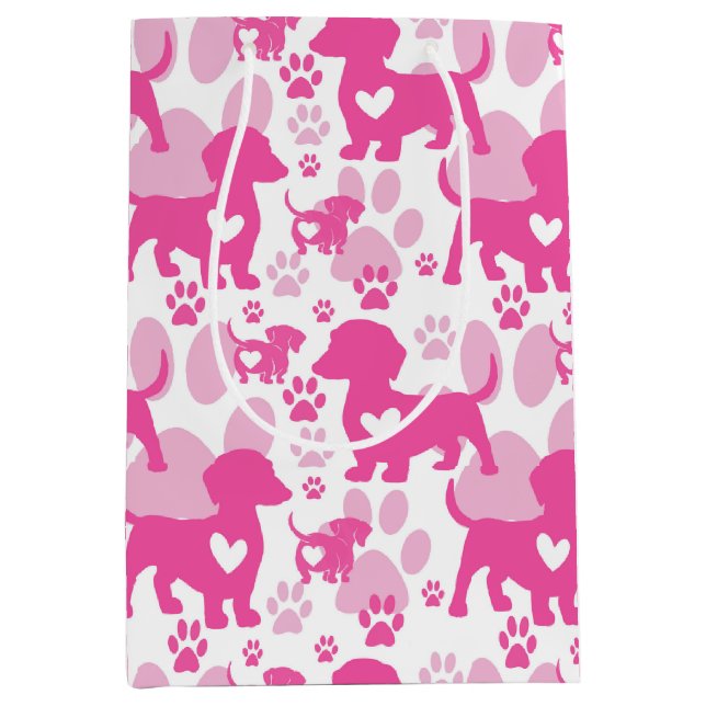 Dachshund Love Dog Gift Bag (Front)