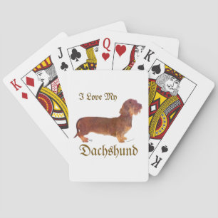 Dachshund Love Playing Cards