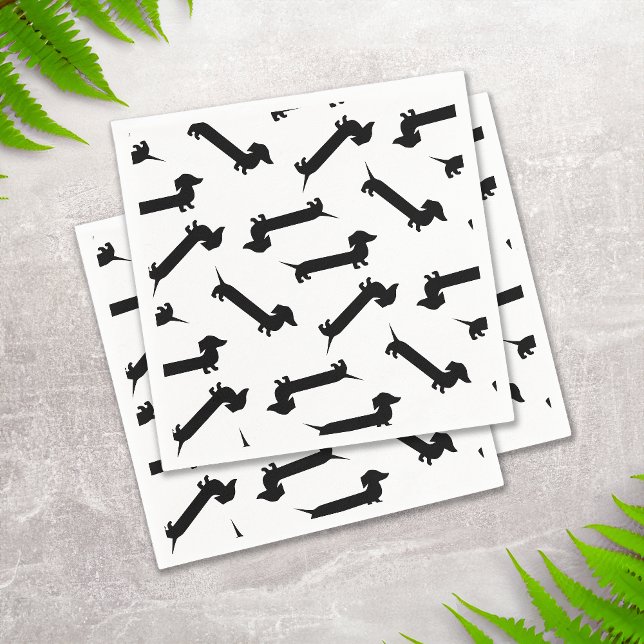 Dachshund Lover Birthday Party Cute Napkin (Creator Uploaded)