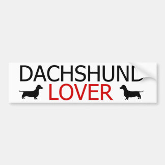 Dachshund Lover Bumper Sticker