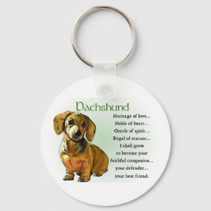 Dachshund Lover Gifts Key Ring