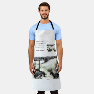 Dachshund Lovers Christmas Apron