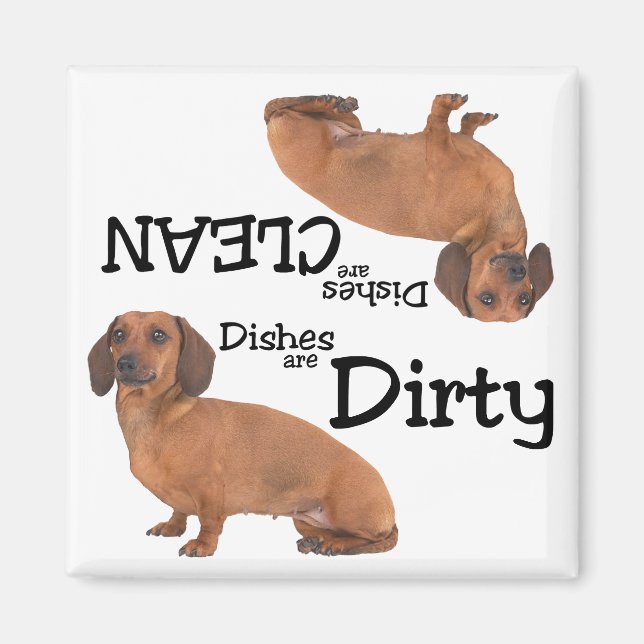 Dachshund Lovers Dishwasher Magnet (Front)