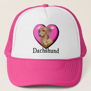 Dachshund Lovers Valentines Trucker Hat