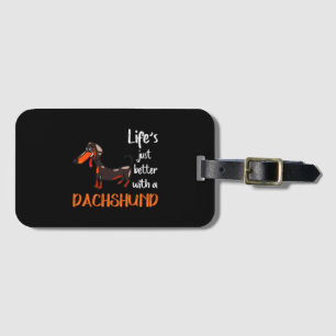 Dachshund Luggage Tag
