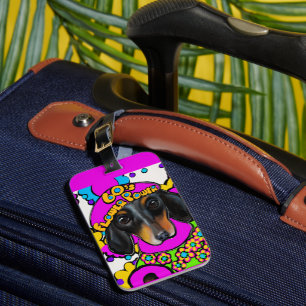 DACHSHUND  LUGGAGE TAG