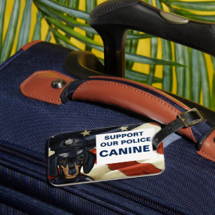 Dachshund luggage tag