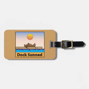Dachshund luggage tag