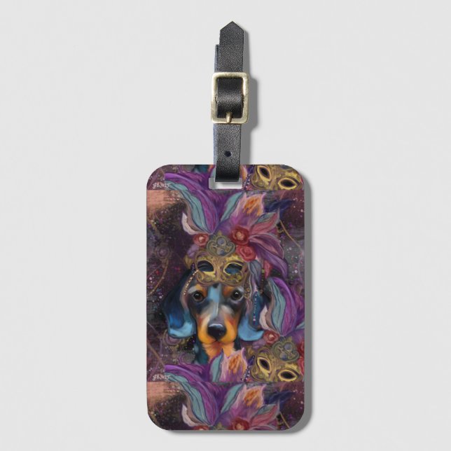  Dachshund       Luggage Tag (Front Vertical)