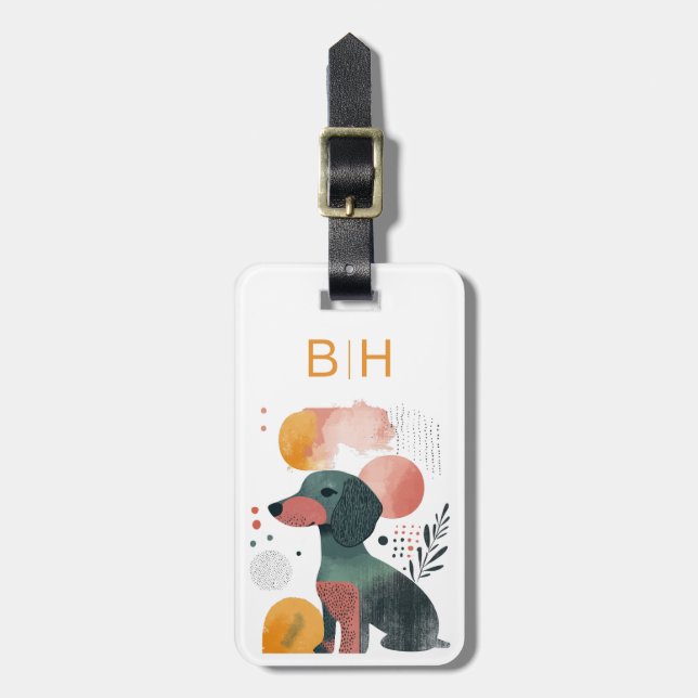 Dachshund Luggage Tags (Front Vertical)