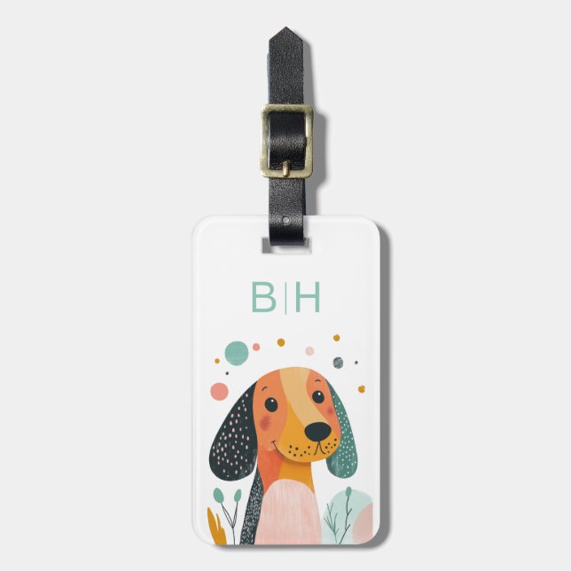 Dachshund Luggage Tags (Front Vertical)