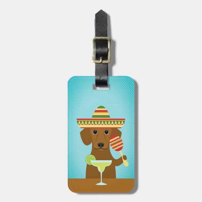 Dachshund Luggage Tags (Front Vertical)