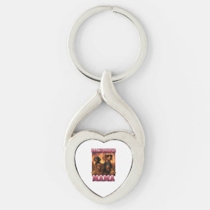Dachshund Mama Key Ring