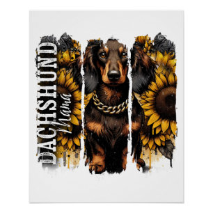 Dachshund Mama Poster