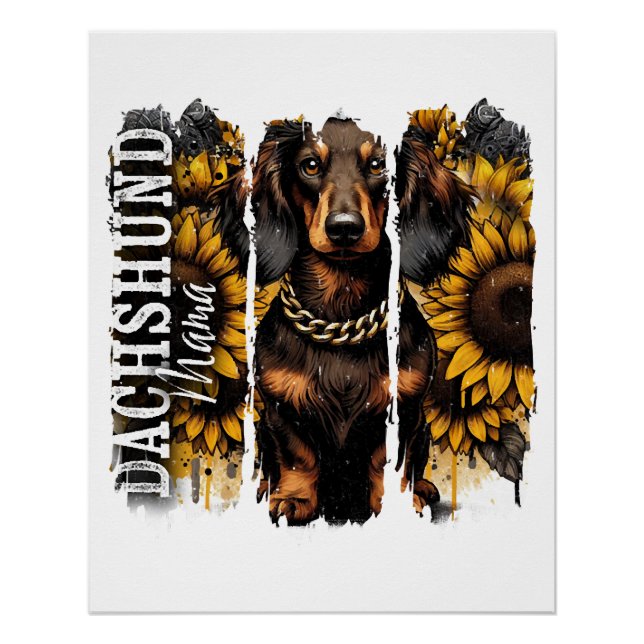 Dachshund Mama Poster (Front)