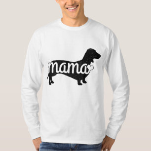 Dachshund Mama Wiener Dog Doxie Mum Funny Cute Gif T-Shirt