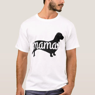 Dachshund Mama Wiener Dog Doxie Mum Funny Cute Gif T-Shirt