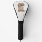 Dachshund Merle Watercolor Dog Golf Head Cover