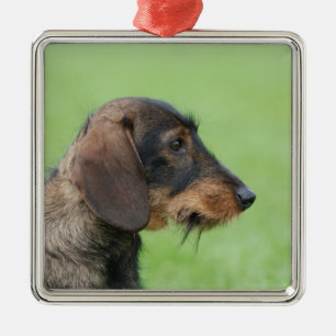 Dachshund Metal Tree Decoration