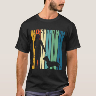 Dachshund Mom Cute Wiener Dog Womens Weiner Sausa T-Shirt
