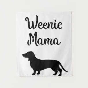Dachshund Mom  Weiner Dog Womens Gift Premium Tapestry