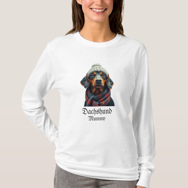 Dachshund mommy  T-Shirt (Front)