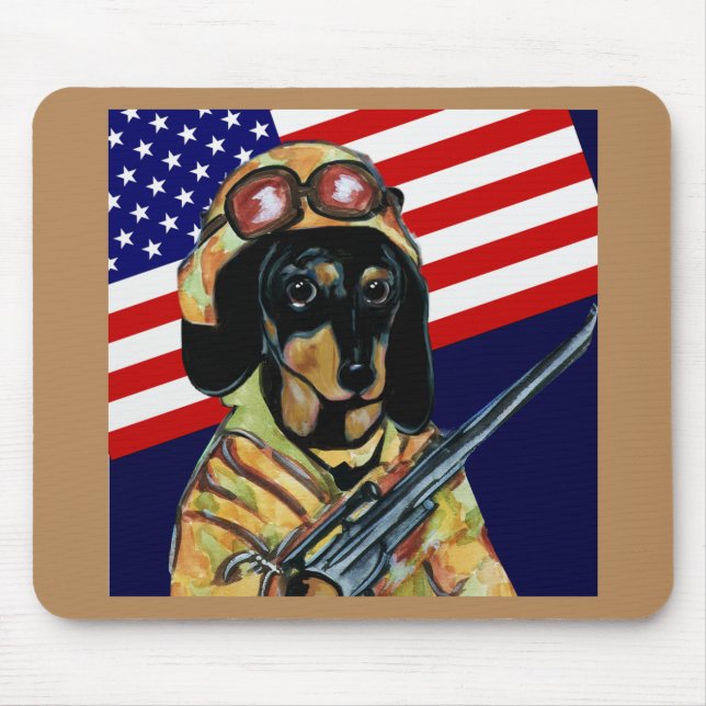 DACHSHUND MOUSE PAD (Front)