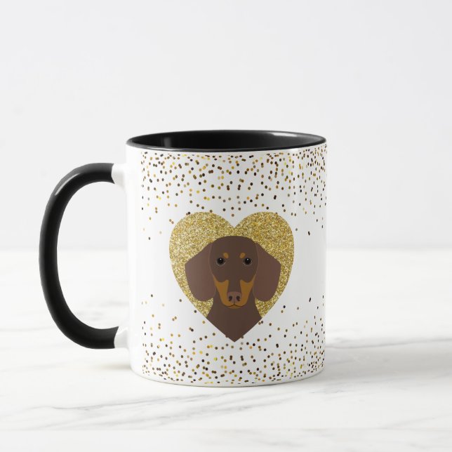 Dachshund Mugs (Left)