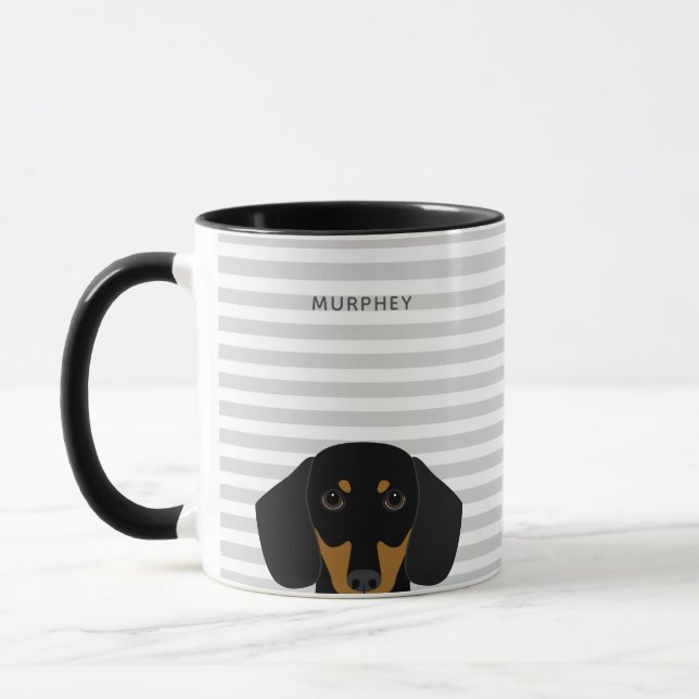 Dachshund Mugs (Left)