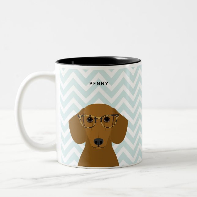 Dachshund Mugs (Left)